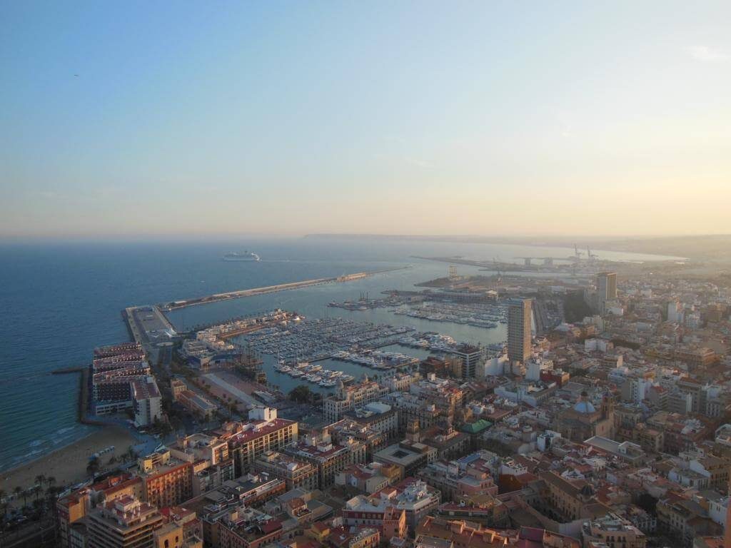 Alicante desde el Castillo de Santa Bárbara