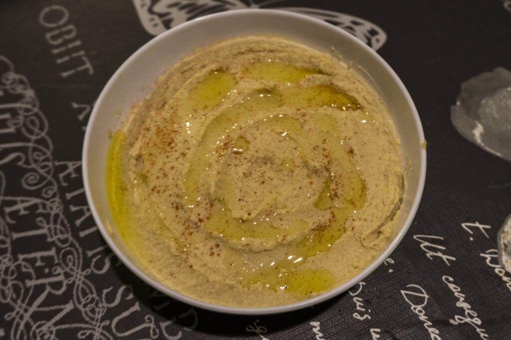 Hummus de Garbanzos en Monsieur Cuisine Plus.