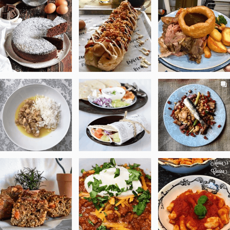Food Hashtags by @Instagram