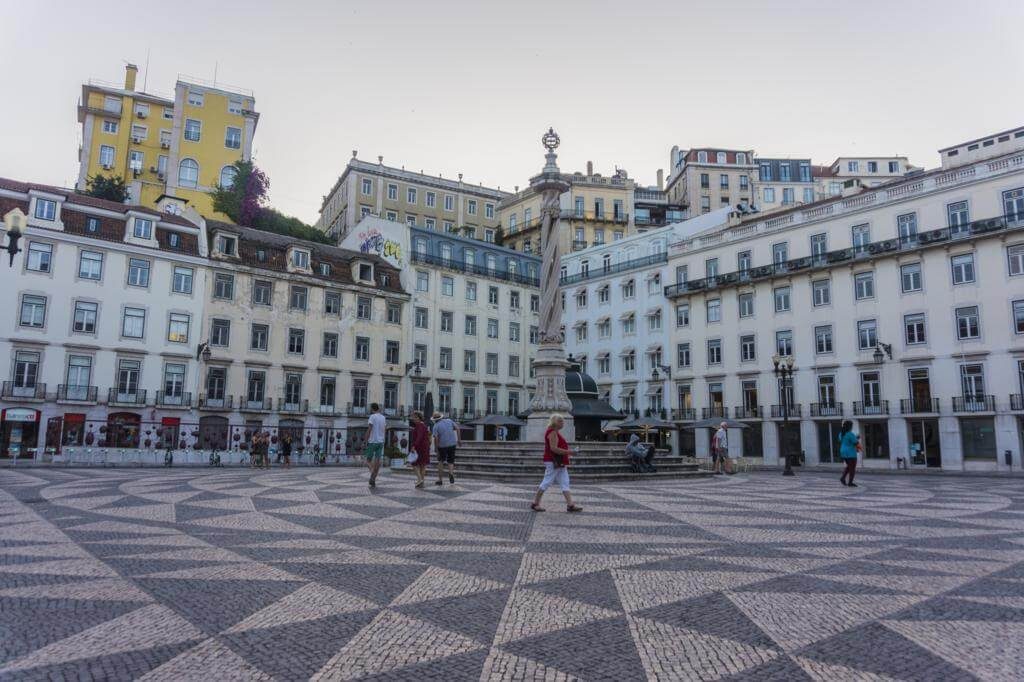 Plaza del Municipio en Lisboa.