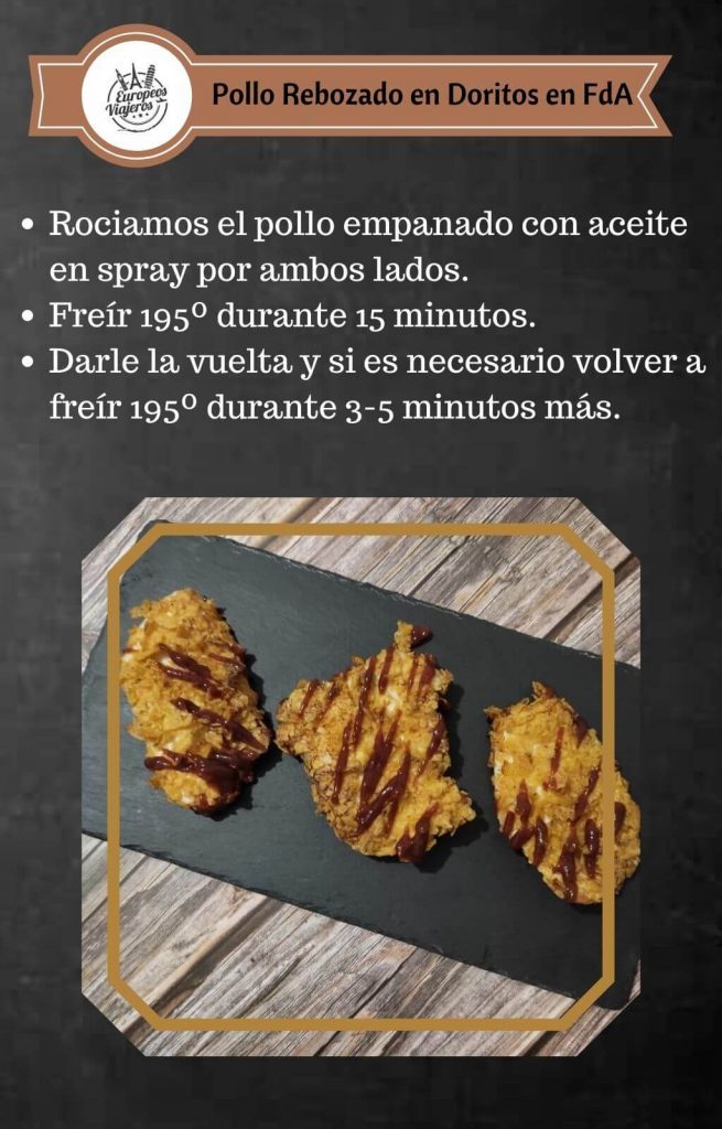 Receta de Pollo Rebozado en Doritos.