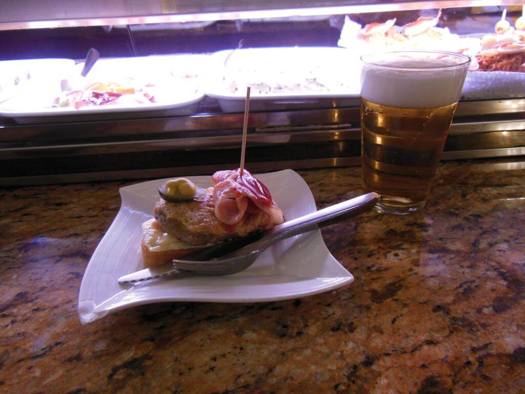 Hamburguesa, en uno de los mejores bares de tapas en Burgos