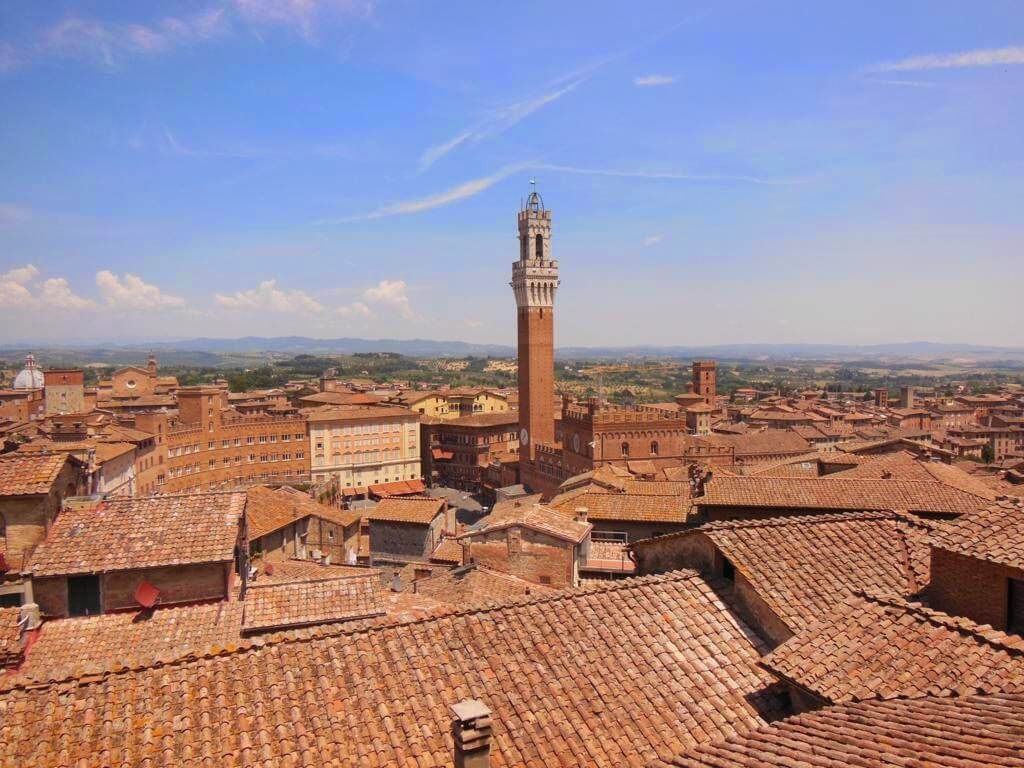Vistas de Siena desde el Panorama de Facciatone