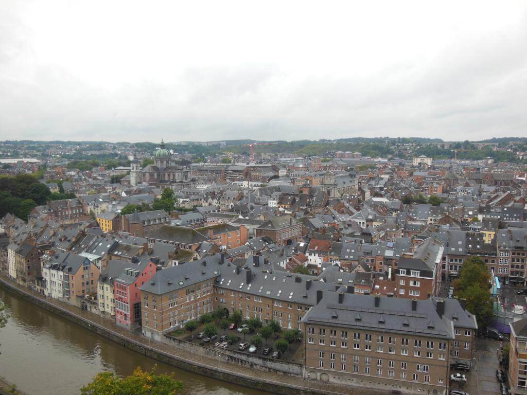 Vistas desde Namur, y su preciosa Ciudadela