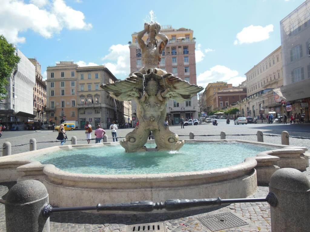 Plaza Barberini, de las plazas más bonitas de Roma