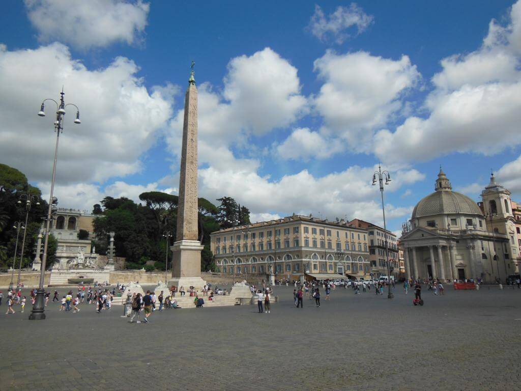 Plaza del Popolo, otra de las plazas más bonitas de Roma