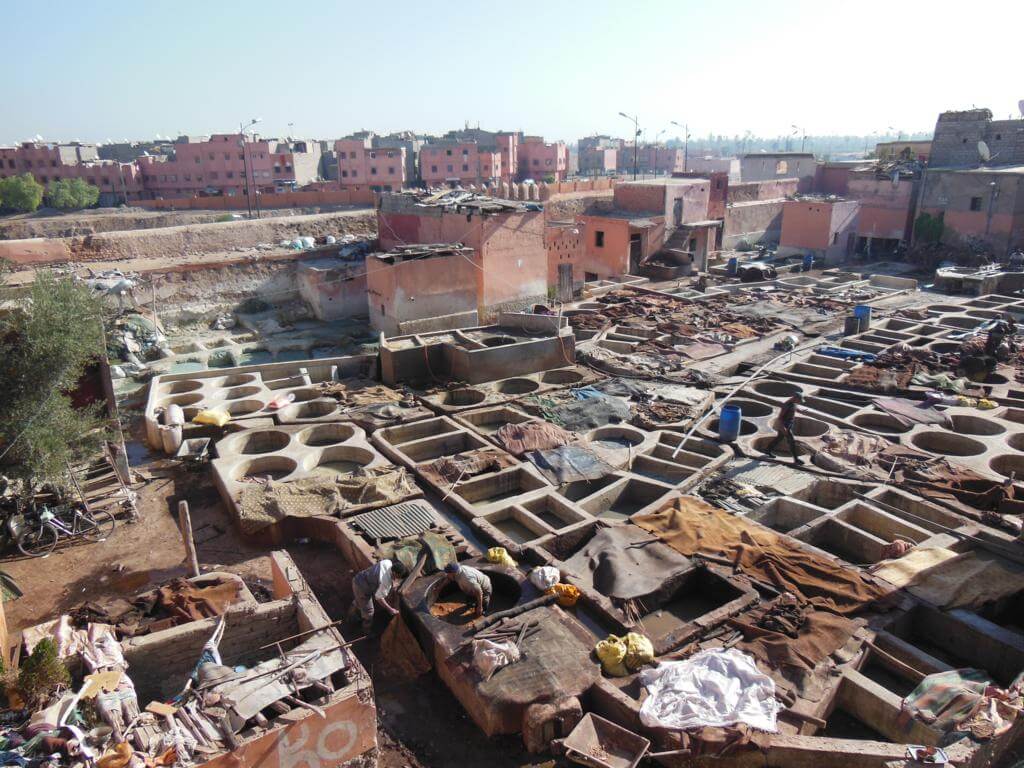 Qué ver y hacer en Marrakech. Las curtidurías