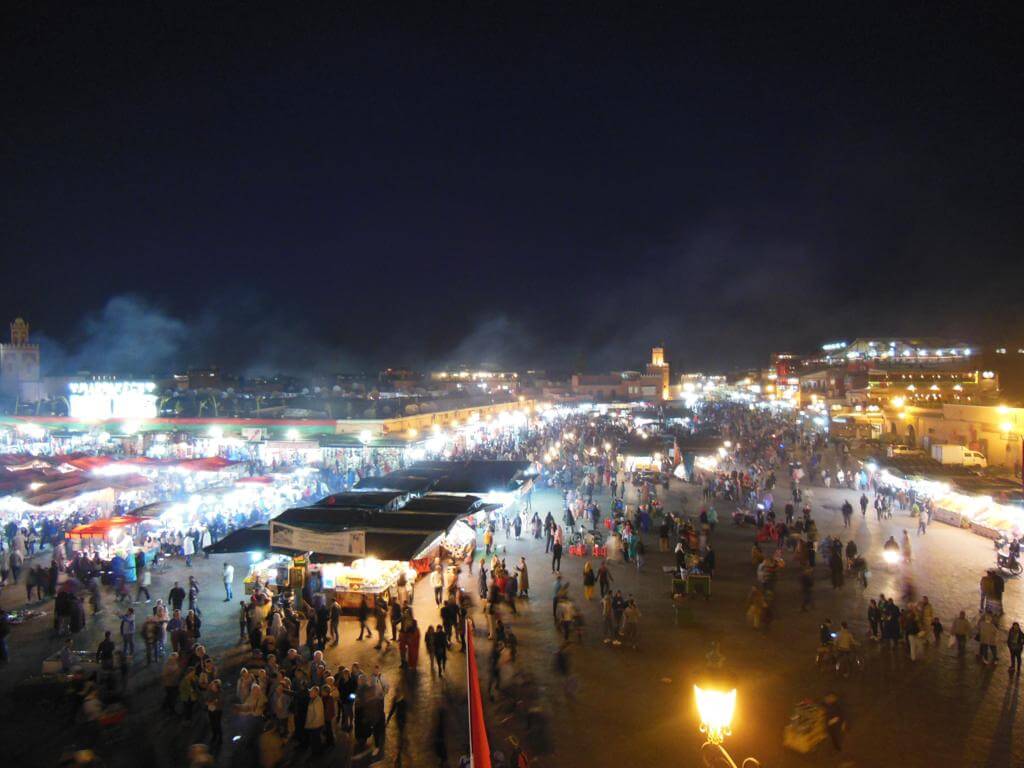 ¿Qué ver en Marrakech en tres días? Plaza de Jemma el-Fna