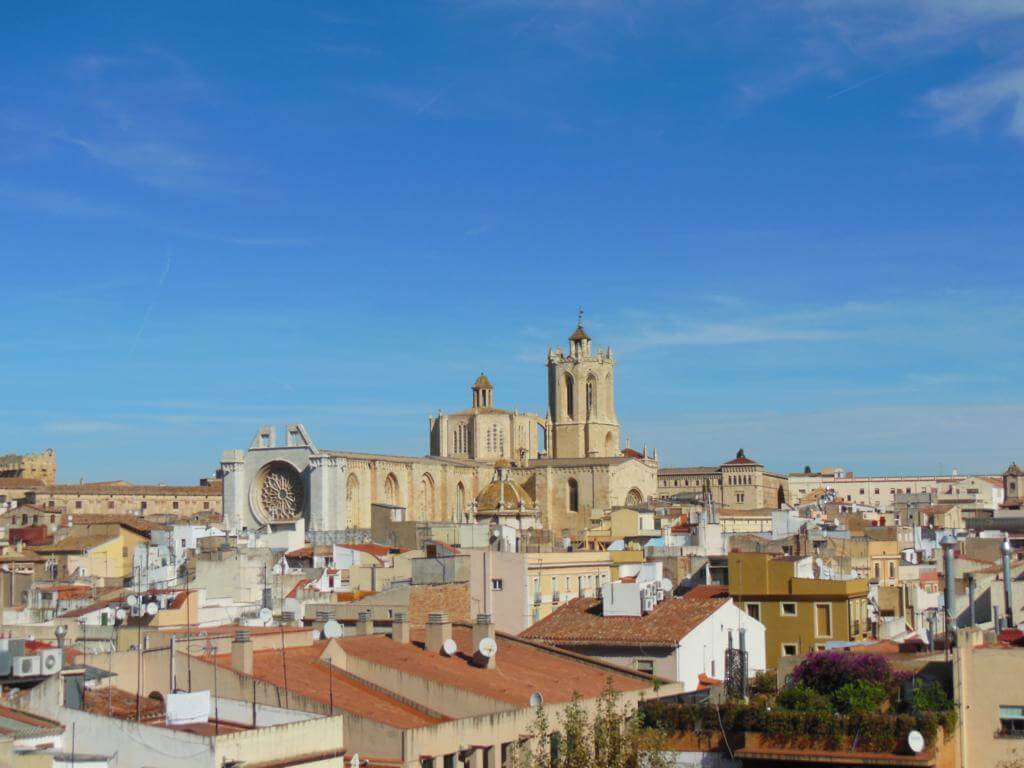 Vistas desde el Pretorio romano de Tarragona