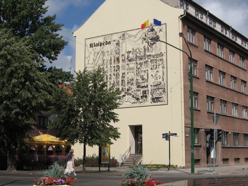 Ciudad vieja de Klaipeda (Lituania) @Wikimedia