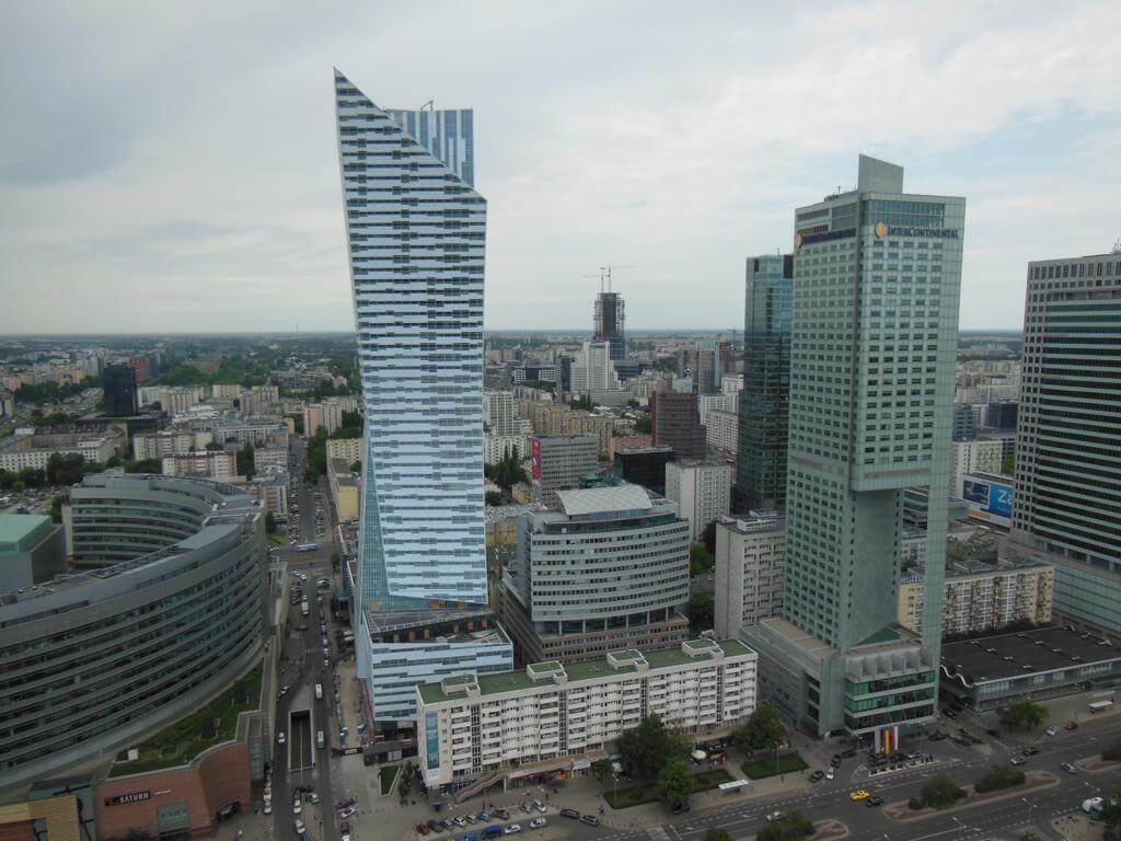 Varsovia desde el Palacio de la Cultura y la Ciencia