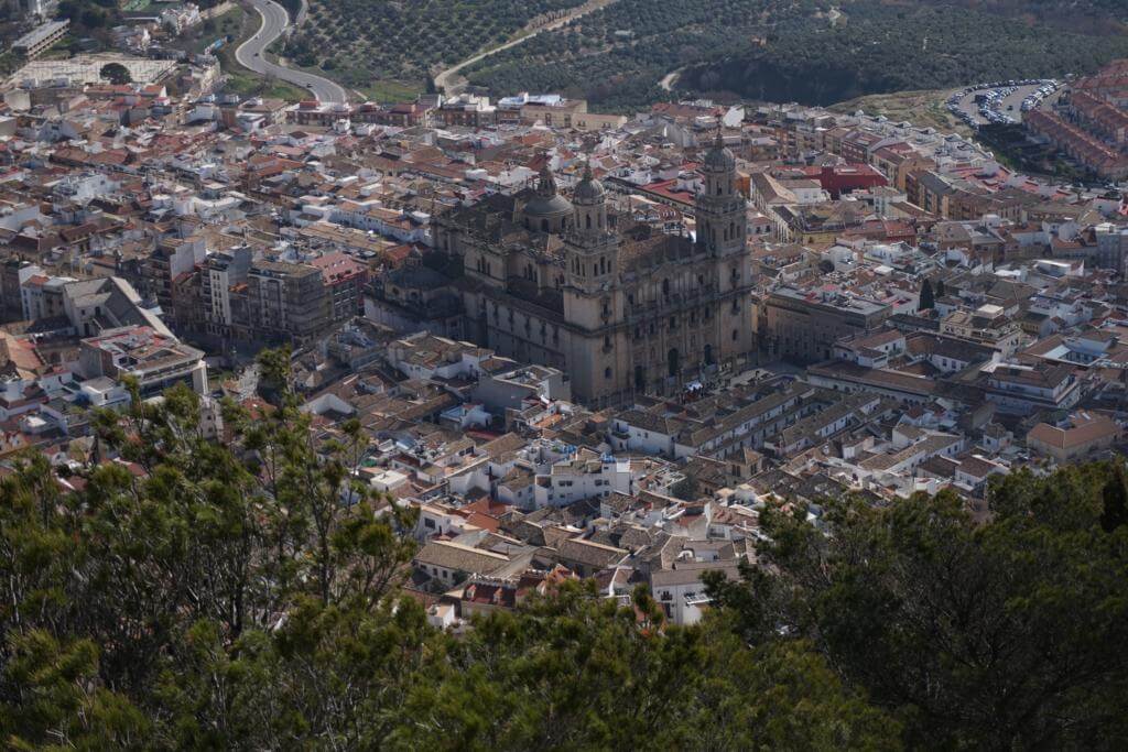 Panorámica de Jaén desde el Mirador de la Cruz