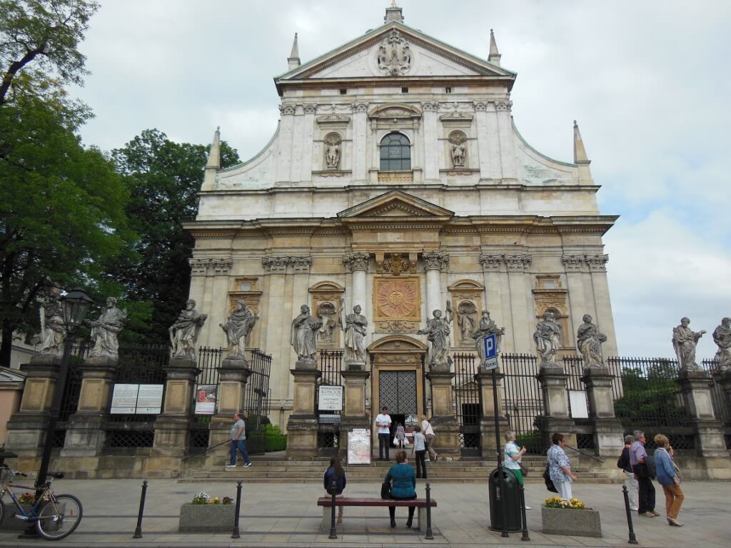 Iglesia de San Pedro y San Pablo en Cracovia.