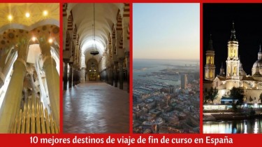10 mejores destinos de viaje de fin de curso en España