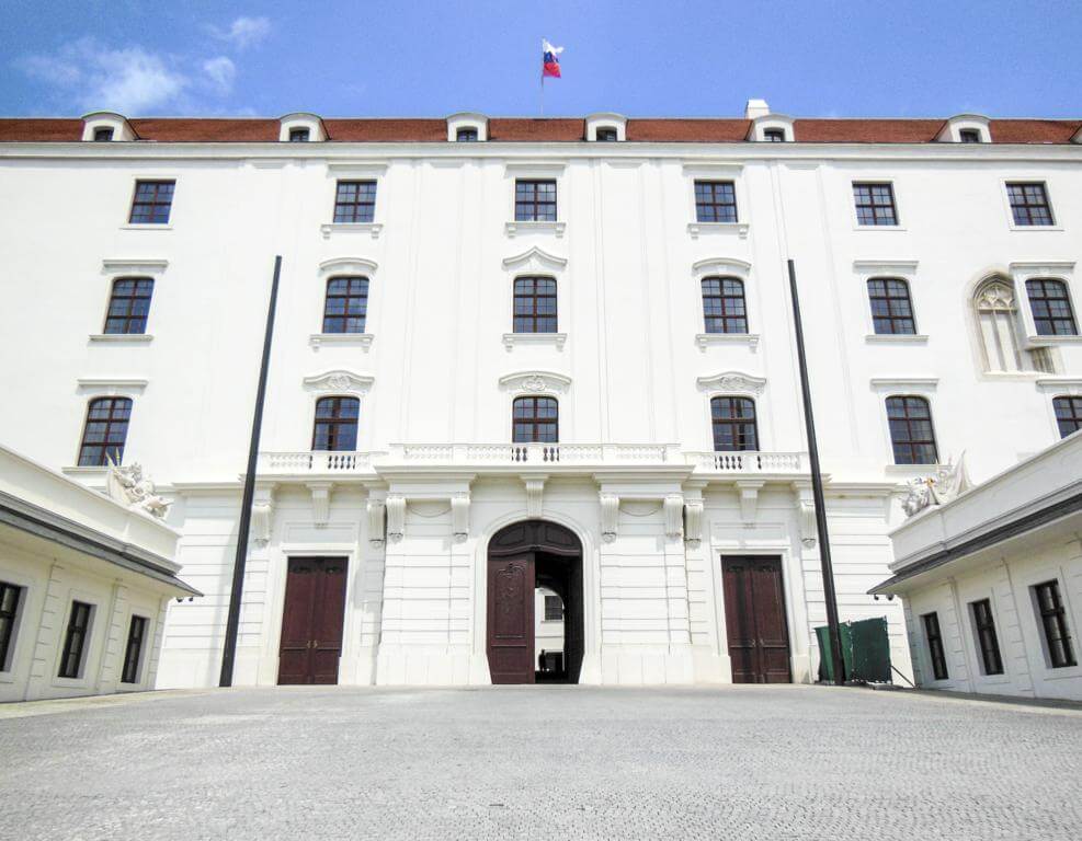 Interior del castillo.