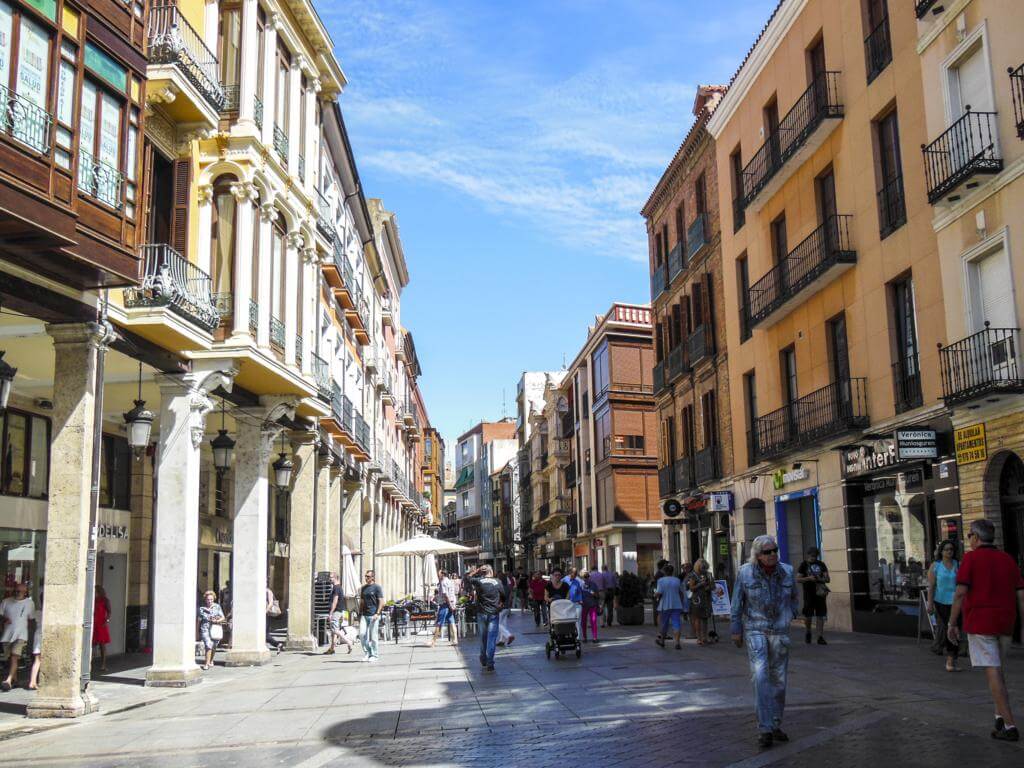 Calle Mayor de Palencia.