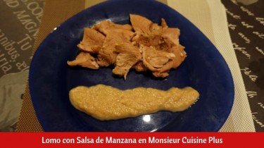 Lomo con Salsa de Manzana en Monsieur Cuisine Plus