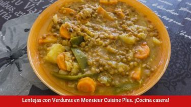Lentejas con Verduras en Monsieur Cuisine Plus