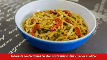 Tallarines con Verduras en Monsieur Cuisine Plus