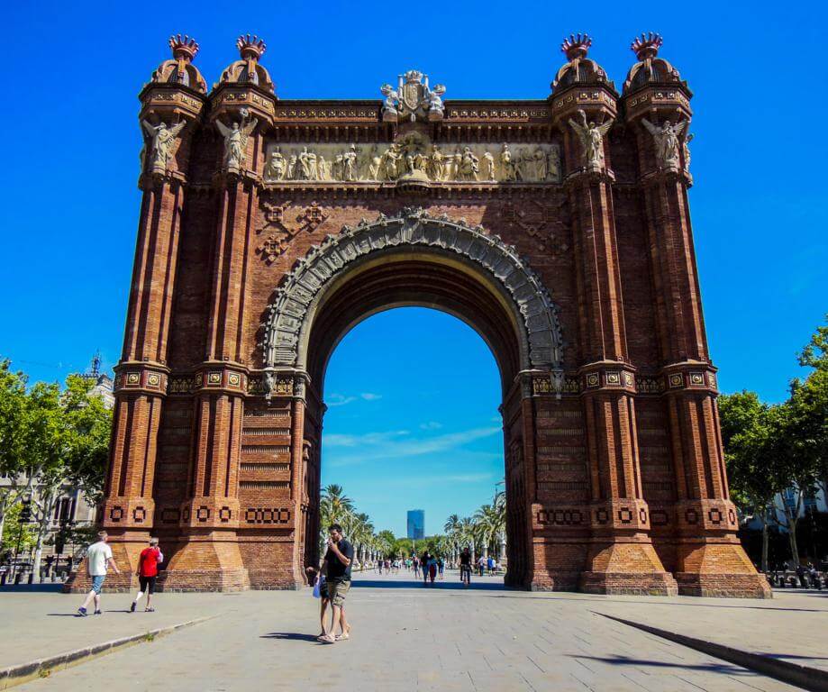 Arco del Triunfo de Barcelona.