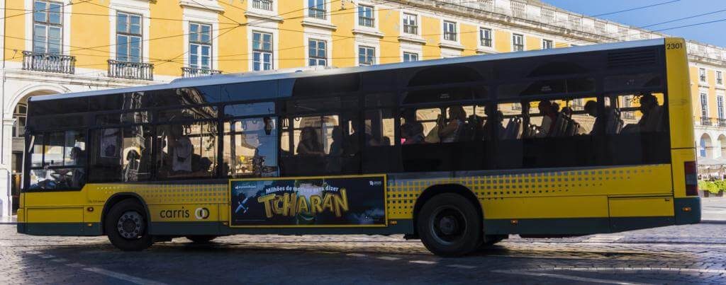 Los autobuses conectan toda la ciudad de Lisboa.