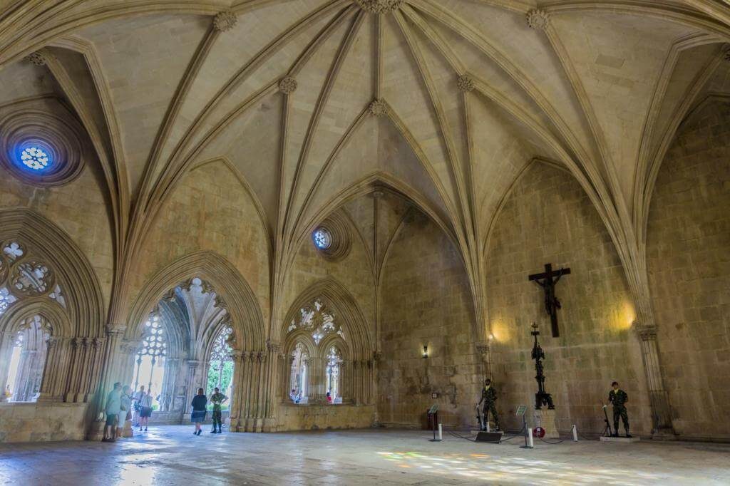 Interior del Monasterio de Batalha.
