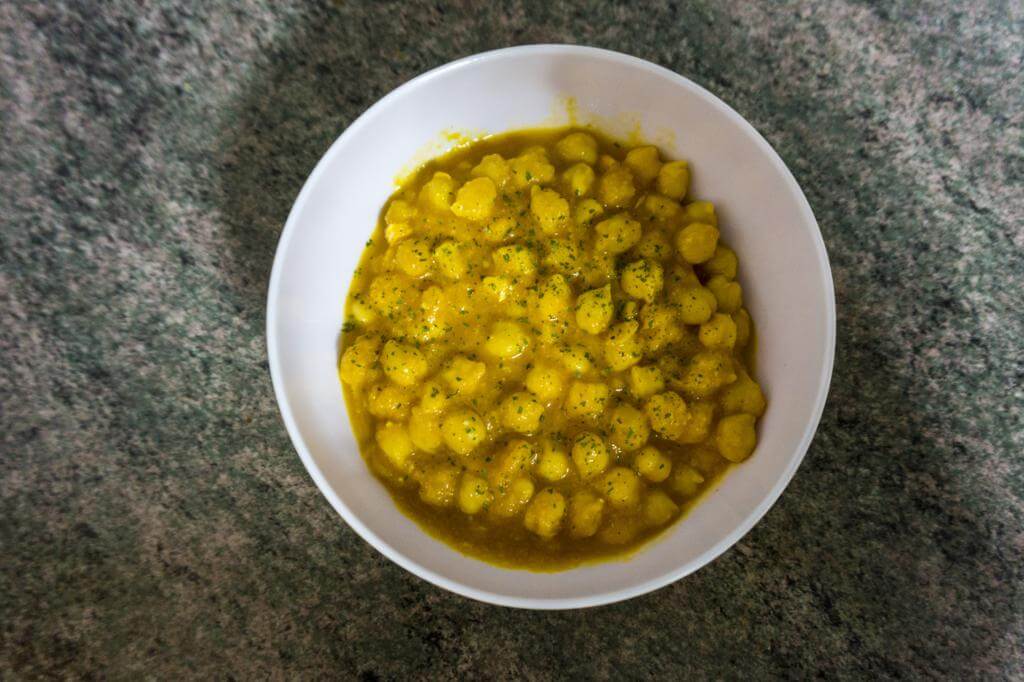 Garbanzos a la Cerveza en Monsieur Cuisine Plus. ¡Una mezcla explosiva!