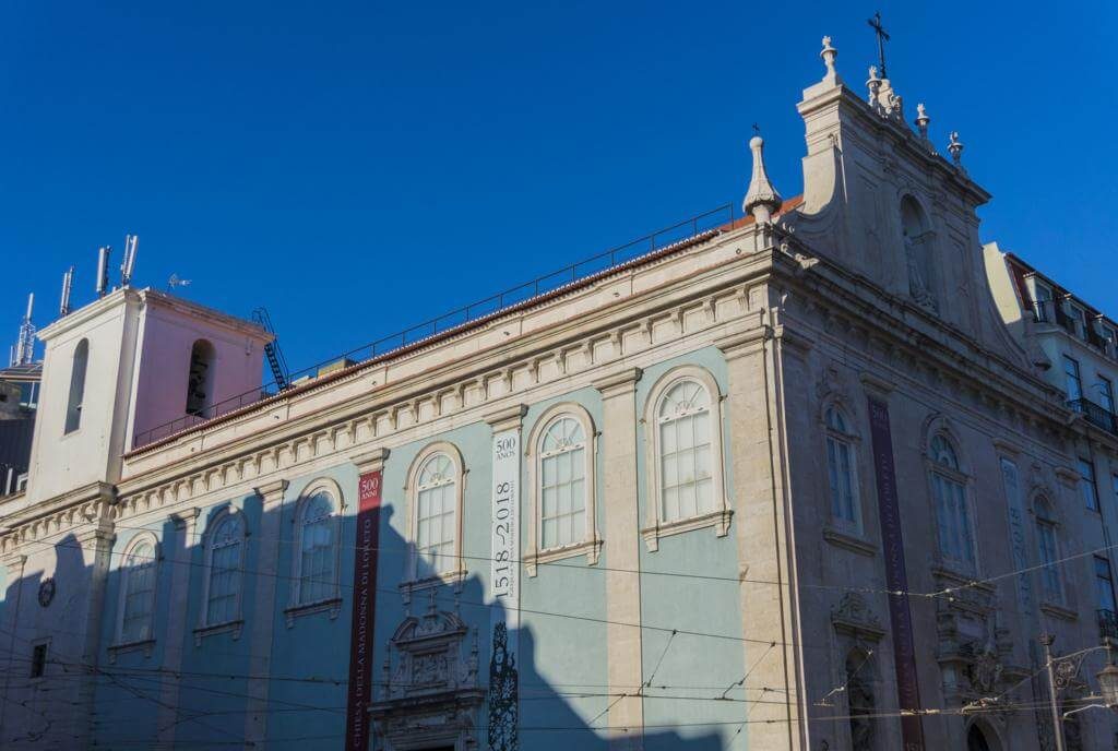Iglesia de Nuestra Señora de Loreto en Lisboa.