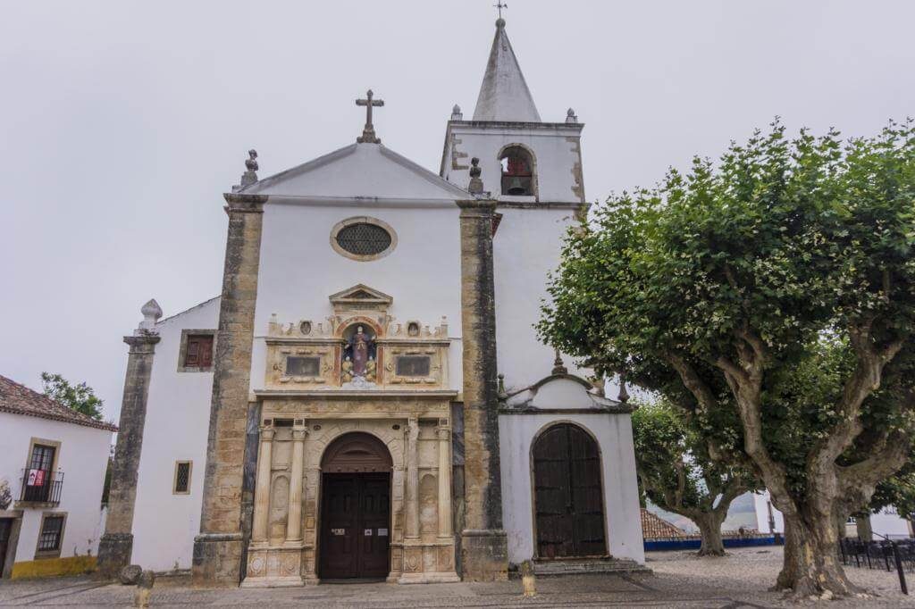 Iglesia de Santa María en Óbidos.