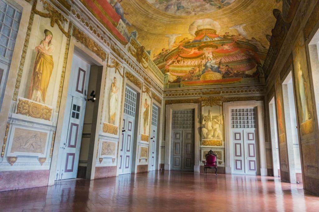 Interior del Palacio de Mafra.