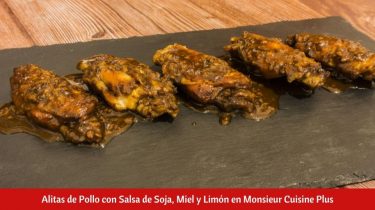 Alitas de Pollo con Salsa de Soja, Miel y Limón en Monsieur Cuisine Plus