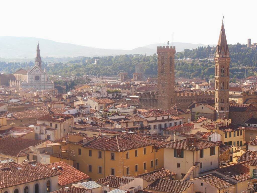 Vistas de Florencia desde el Campanile de Giotto.