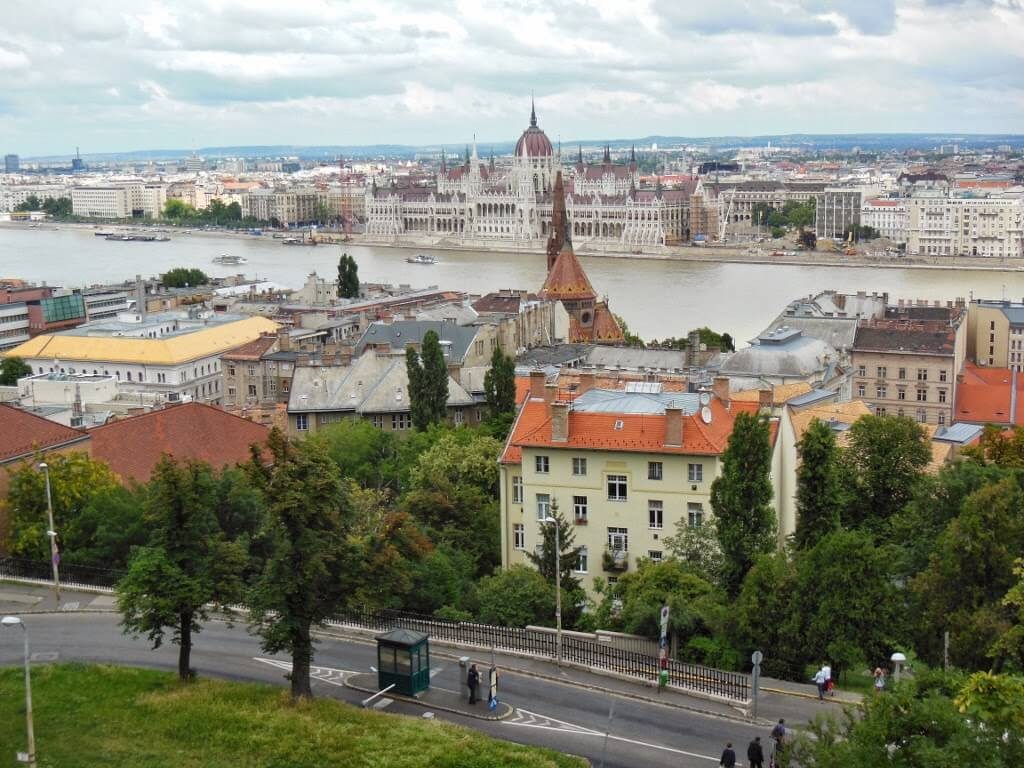 Budapest desde la zona del Bastión