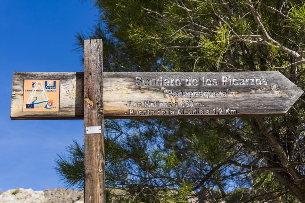 Continuación del Sendero de los Picarzos en Peñapesquera