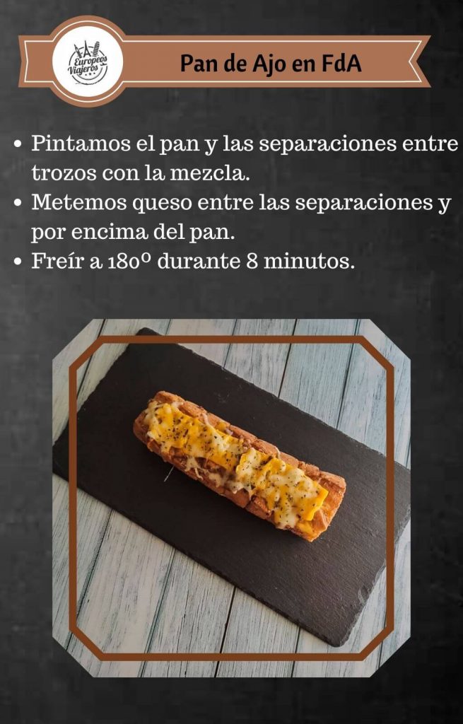 Pan de Ajo en Freidora de Aire ¡Receta barata, deliciosa y sencilla!