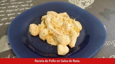 Pollo en Salsa de Nata